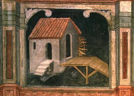 Watermill, from 'The Working World' cycle after Giotto van Nicolo & Stefano da Ferrara Miretto