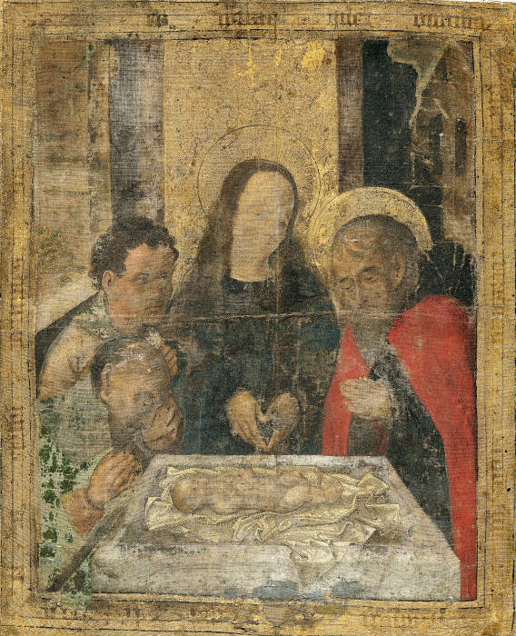 The Adoration of the Shepherds van Niederländischer Meister vom Ende des 15. Jahrhunderts