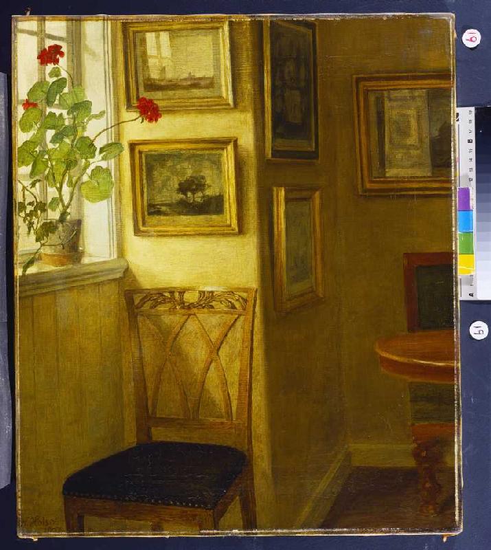 Der Stuhl am Fenster van Niels Holsoe