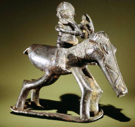 Equestrian Figure, Edo Culture, Benin van Nigerian