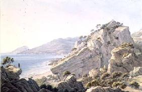 View of the Crimean coast near Oreanda