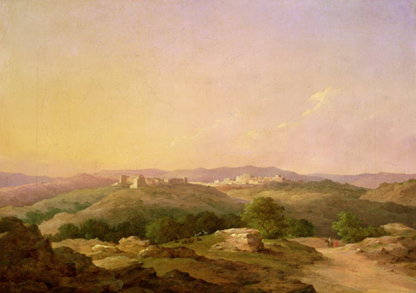 View of Bethlehem van Nikanor Grigor'evich Chernetsov