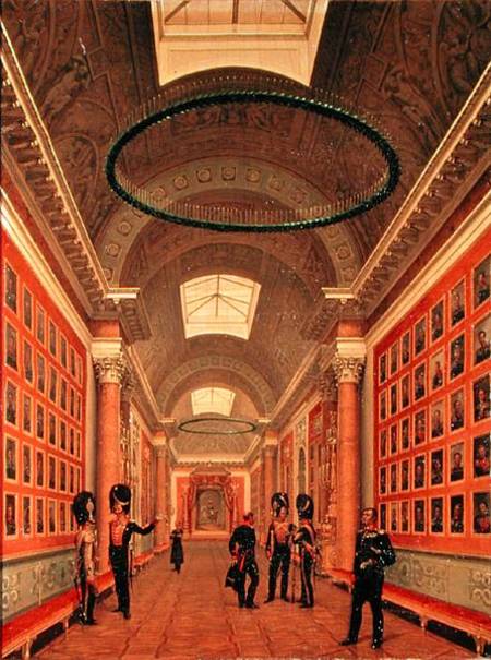 The War Gallery of the Winter Palace in St. Petersburg van Nikanor Grigor'evich Chernetsov