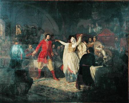 Grand Duchess Sophia exposing Vassily Kosoy van Nikolai Dmitrievich Dmitriev-Orenburgsky