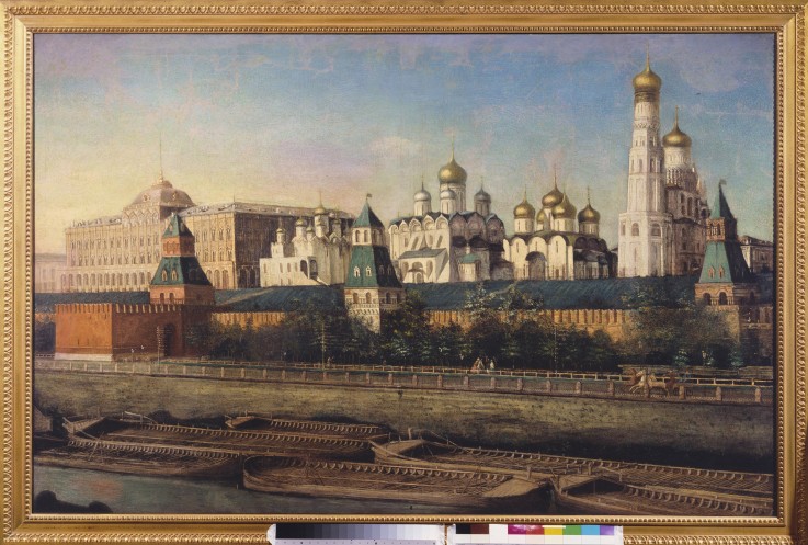 View of the Moscow Kremlin van Nikolai Iwanowitsch Podkljutschnikow