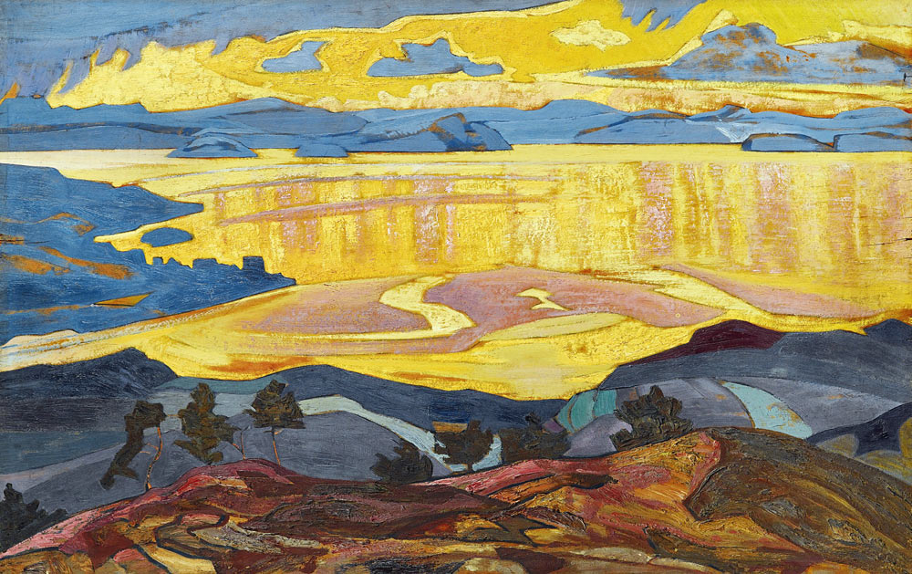 Before the Rain van Nikolai Konstantinow. Roerich