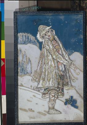 Costume design for the theatre play Snow Maiden by A. Ostrovsky