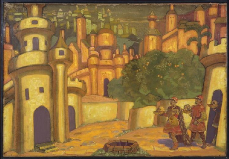 Opfergaben van Nikolai Konstantinow. Roerich