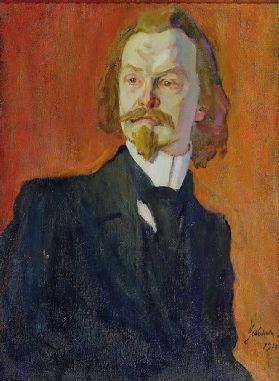 Portrait of Konstantin Balmont, 1909