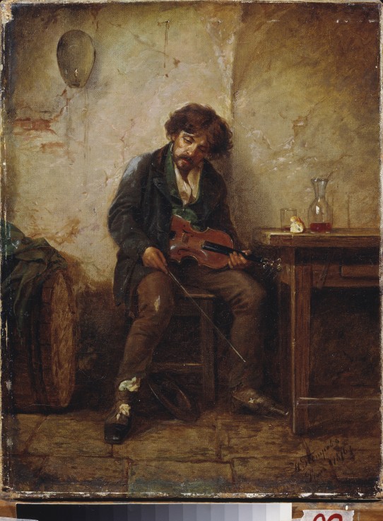 A musician van Nikolai Petrowitsch Petrow