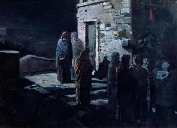 Christ after the Last Supper at Gethsemane van Nikolai Nikolajewitsch Ge