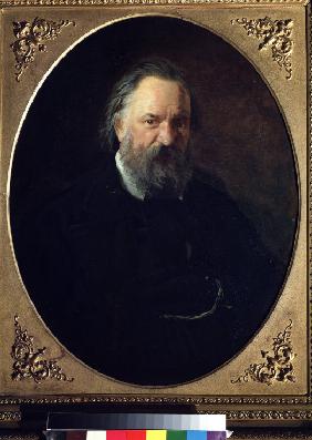 Portrait of the author Alexander Herzen (1812-1870)