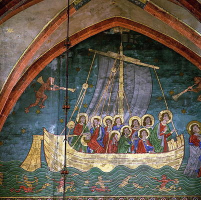 Peter's Ship: Storm on Lake Tiberias, after Giotto's 'Naviglia' (wall painting) detail of 106073 van 