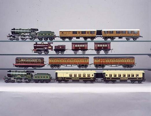 Hornby locomotives and coaches, English van 