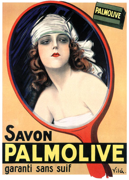 Advertisement for Palmolive soap by Emilio Vila van 