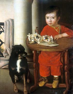 A Boy with Toys