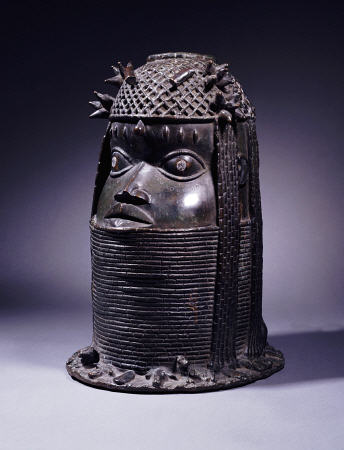 A Benin Bronze Head, C van 