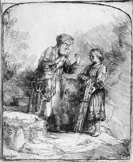 Abraham and Isaac van 