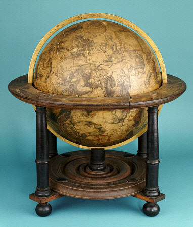 A Celestial Table Globe By Willem Janszoon Blaeu (1571-1638) van 