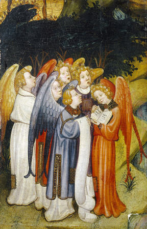 A Choir Of Angels A Fragment, Probably Of  Nativity van 