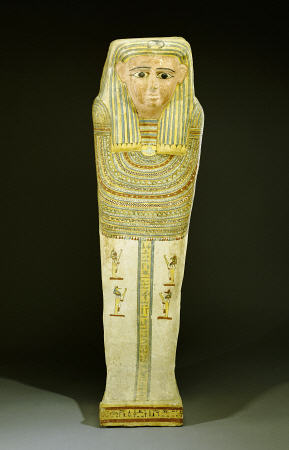 An Egyptian Wood Sarcophagus van 