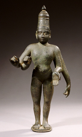 A South Indian, Vijayanagar, Bronze Figure Of Probably Rama van 