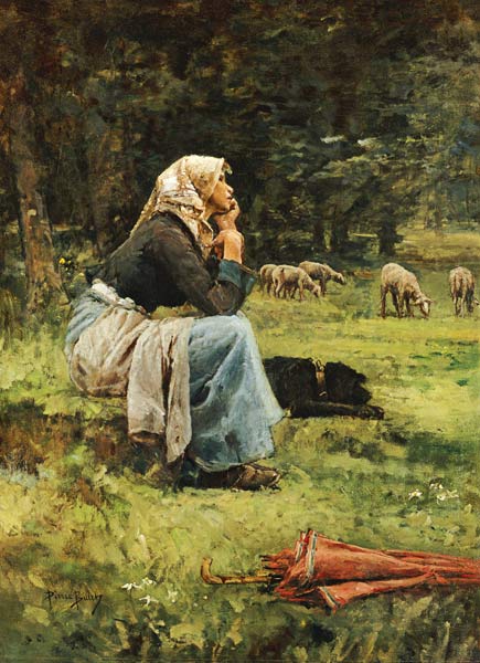 A Young Shepherdess van 