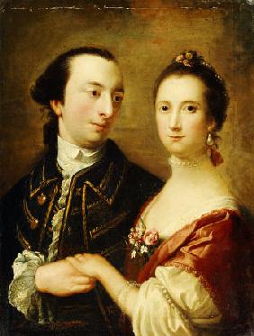A Double Portrait Of A Lady And A Gentleman