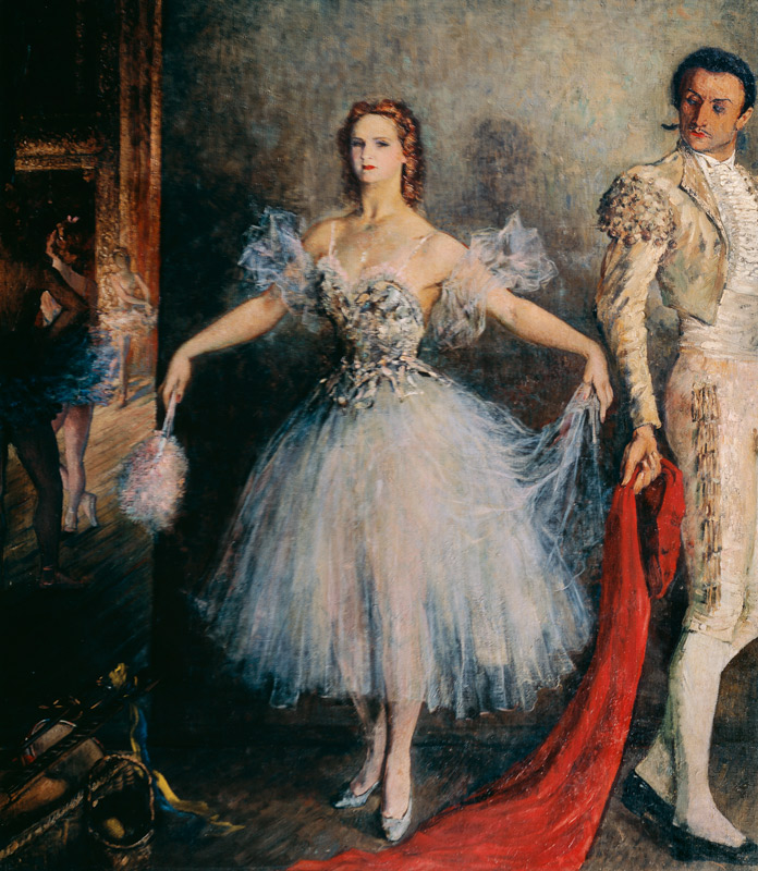 Bildnis der Balletttänzerin E.Semenowa als Carmen van 