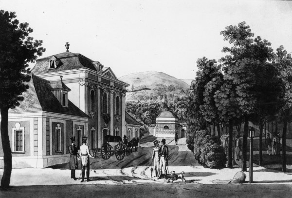 Baden (N..), Kurpark / Rad. um 1810 van 