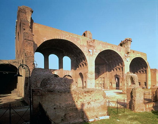 Basilica of Maxentius or Constantine, Late Roman Period, c.300 van 