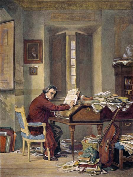 Beethoven Composing , Schloesser van 