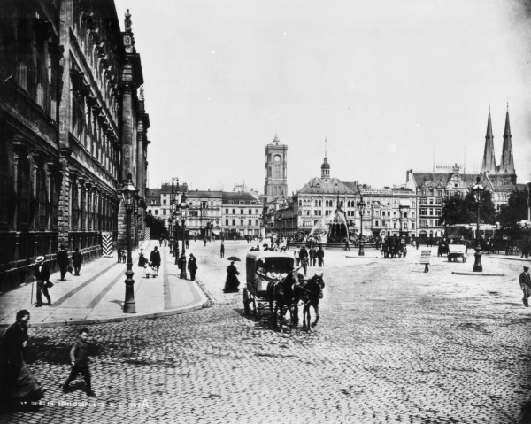 Berlin / Schloßplatz & Königstr. / 1900 van 