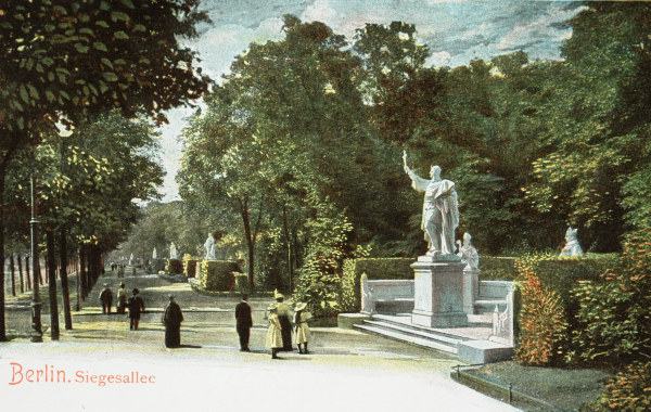 Berlin, Siegesallee / postcard c. 1905. van 