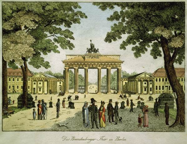 Berlin , Brandenburg Gate van 