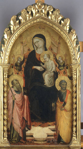 Biccio di Lorenzo, Maria mit Kind u.Hlg. van 
