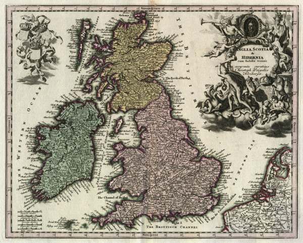 British Isles , Map van 