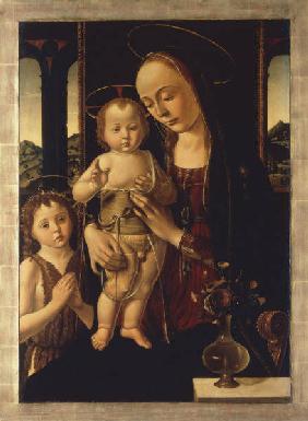 B.Ghirlandaio, Maria mit Kind u.Johannes