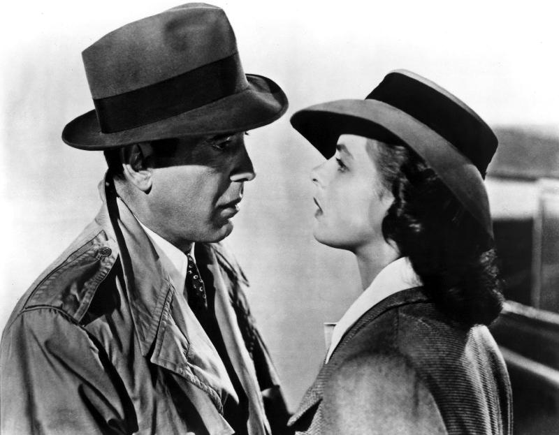 CASABLANCA de MichaelCurtiz avec Ingrid Bergman et Humphrey Bogart 1942 Oscar van 