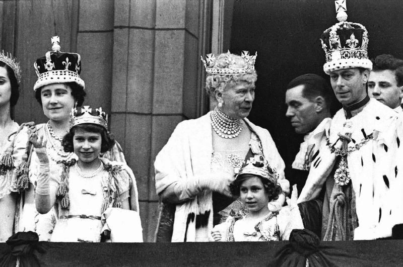Coronation of English King George VI of England van 