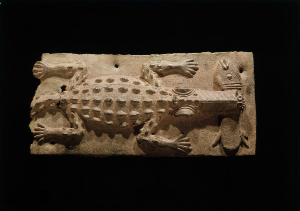 Crocodile / Benin / Bronze van 