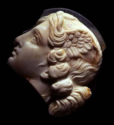 Cameo fragment of the head of Medusa van 