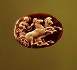 Cameo of Nike in a chariot, 1st century BC (agate and onyx)