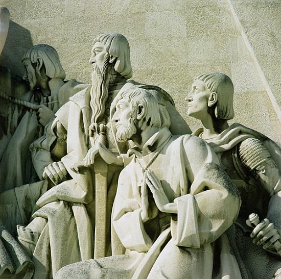 Detail of the Monument to the Discoveries van 