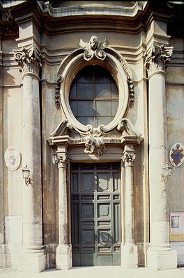 Door of the Tempietto, designed by Donato Bramante (1444-1514) 1508-12 (photo) van 