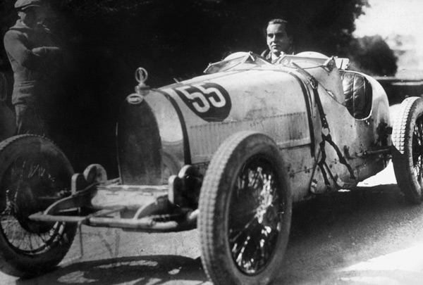 Ettore Bugatti Italian car manufacturer van 
