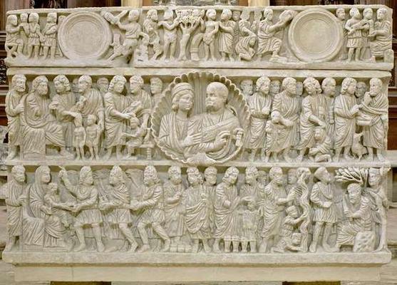 Early Christian sarcophagus (marble) van 