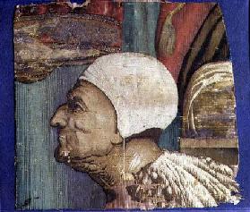 Fragment of a Tapestry Showing a Portrait of the Doge Loredan (textile)