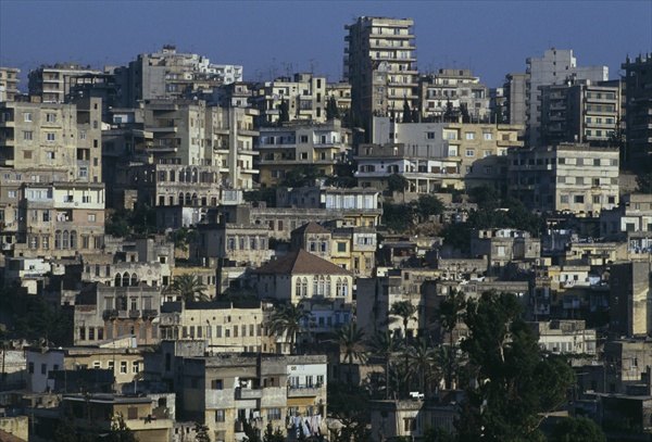 General view of Tripoli (colour photo)  van 