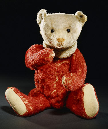 Gilbert -  A Rare Steiff Dolly Bear With A Red Mohair Body And A White Face van 